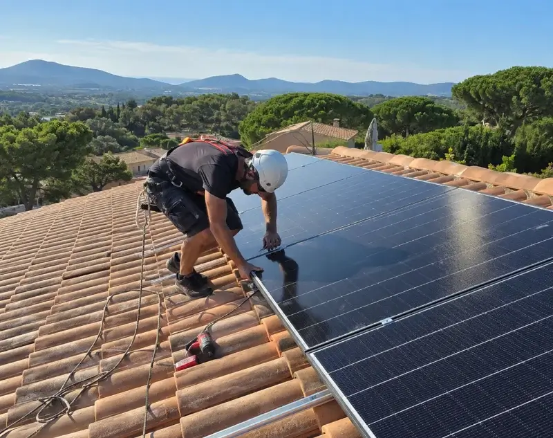 Installateur panneaux solaires Saint-Germain-du-Pinel — pose photovoltaïque sur toiture
