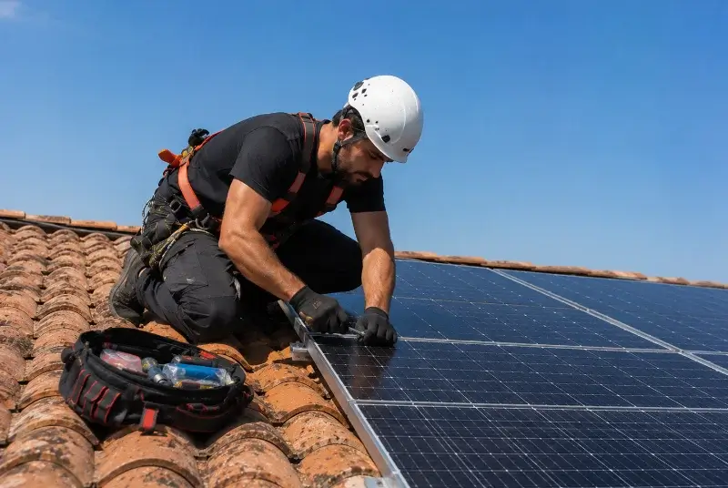 Maintenance et monitoring de panneaux solaires à Saint-Germain-du-Pinel