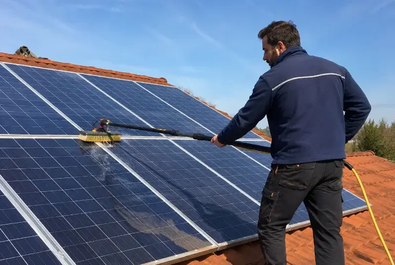 Nettoyage et entretien de panneaux solaires à Saint-Germain-du-Pinel